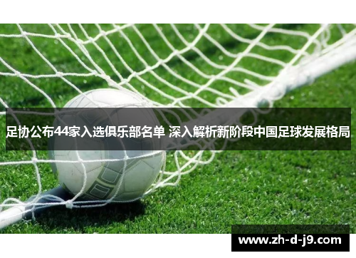 足协公布44家入选俱乐部名单 深入解析新阶段中国足球发展格局